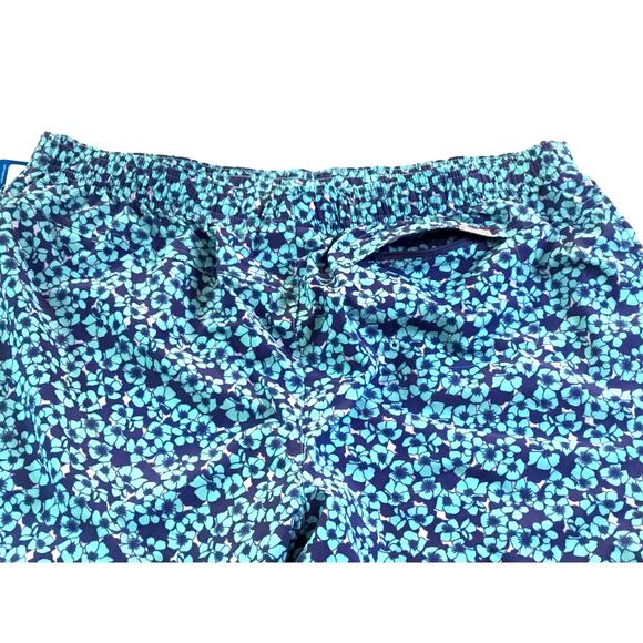 Columbia Swim Trunks Blue Teal Pattern Large NWT - Picture 3 of 3